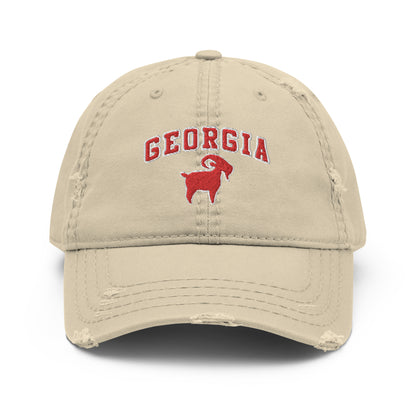 Georgia Goat Distressed Hat
