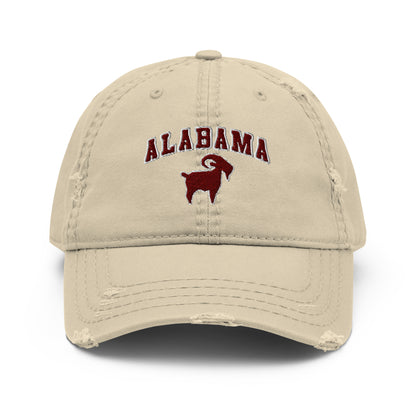 Alabama Goat Distressed Hat