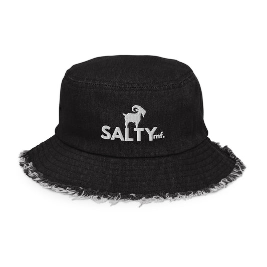 Saltymf Distressed Denim Bucket Hat