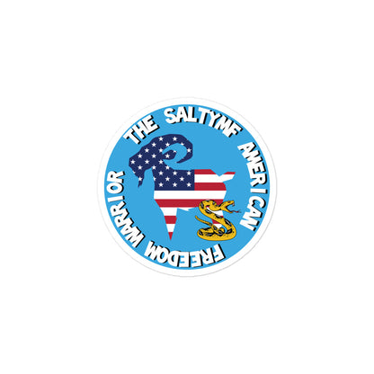 SALTYmf Freedom Warrior Sticker