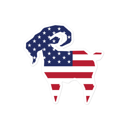 American Goat Sticker