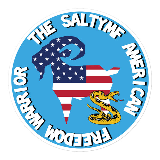 The SaltyMF American Freedom Warrior Sticker