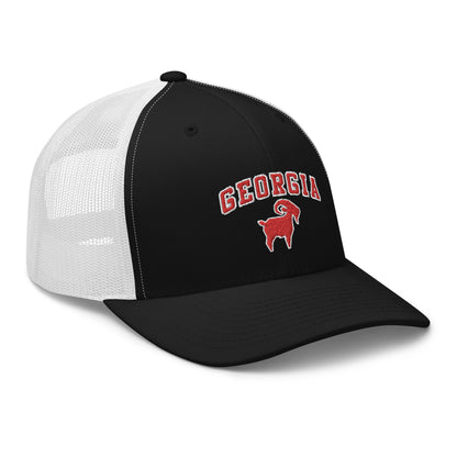 Georgia Red GOAT Trucker Cap