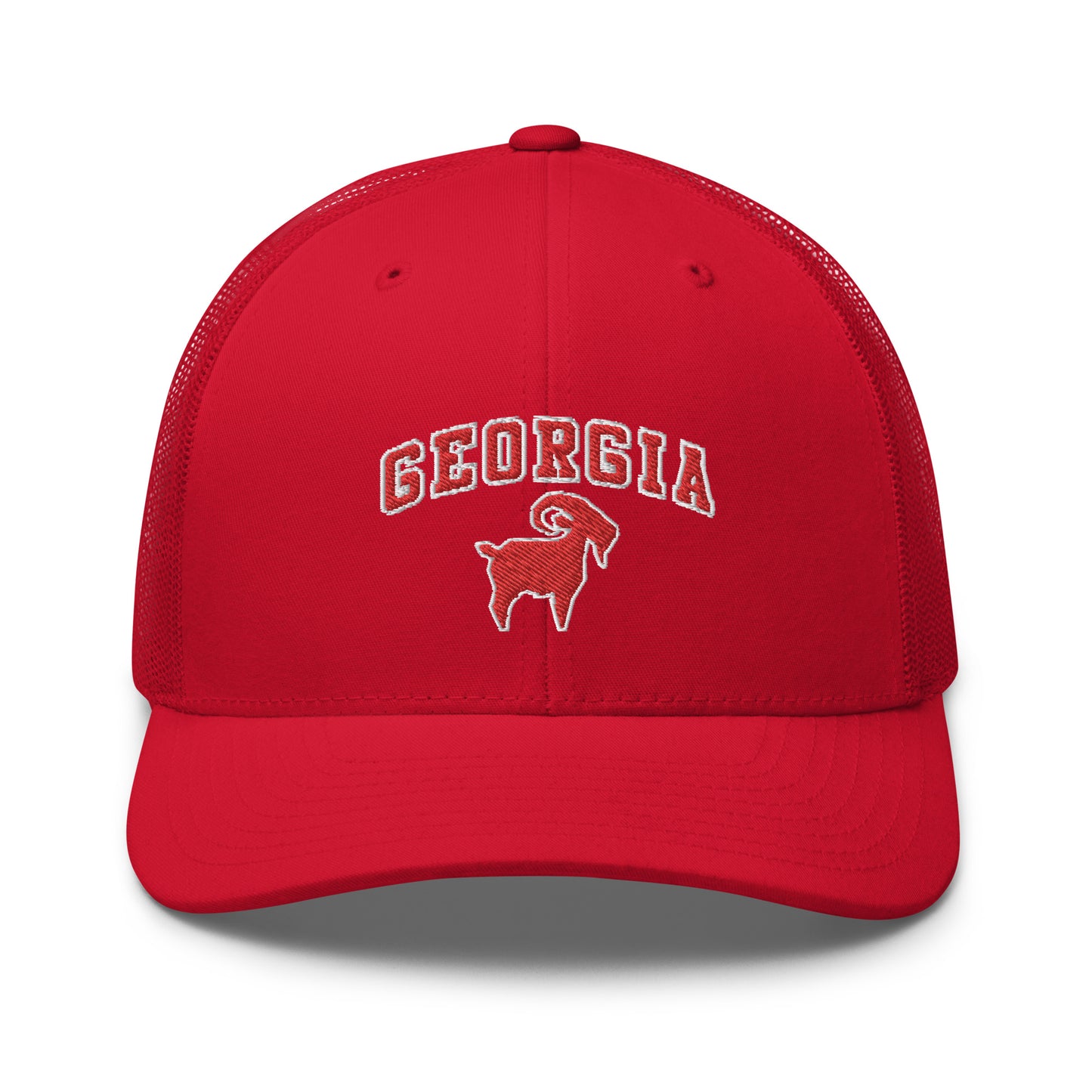 SaltyMF Georgia Red GOAT Trucker Cap