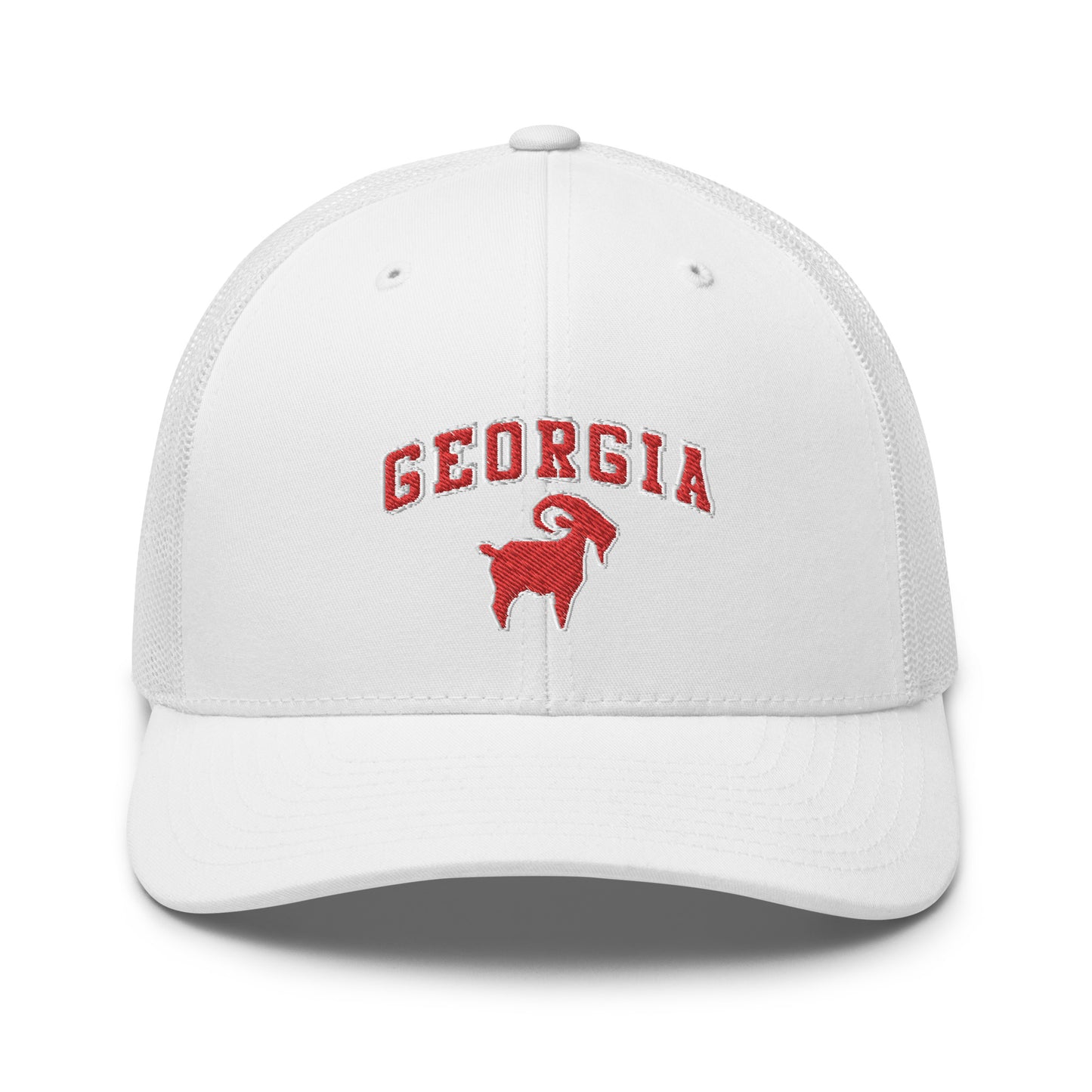 SaltyMF Georgia Red GOAT Trucker Cap