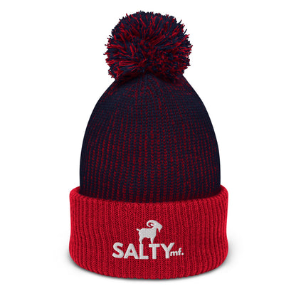 SALTYmf Pom-Pom Beanie