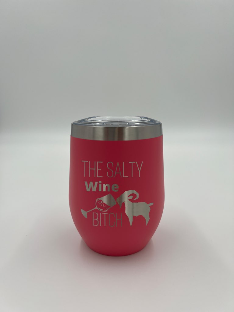 The SALTYMF She is Salty Wine Tumbler