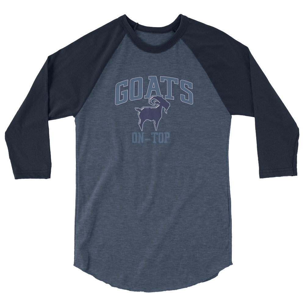 Saltymf Purple Navy GOATs On Top Raglan