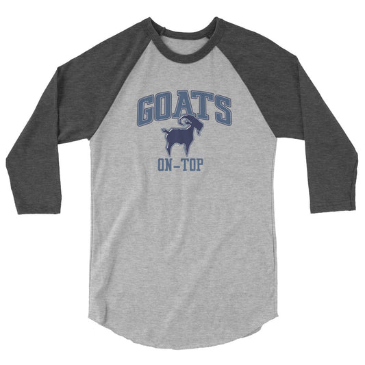 Saltymf Purple Navy GOATs On Top Raglan