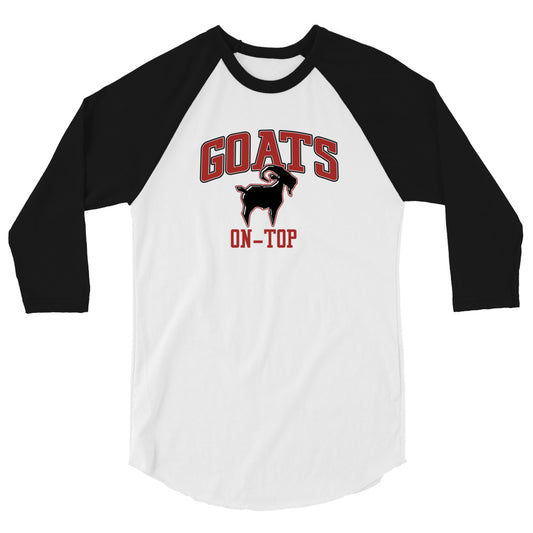 Saltymf Red Black GOATs On Top Raglan