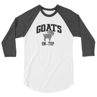 Saltymf Black Silver GOATs On Top Raglan