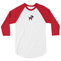 The SALTYMF American Party GOAT Embroidered Raglan