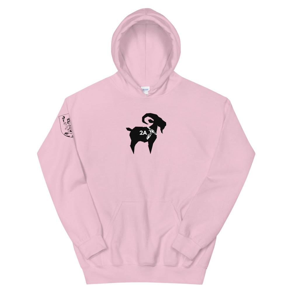 SaltyMF 2nd Amendment Heavy Load GOAT Warrior Hoodie