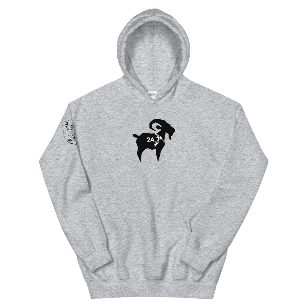 SaltyMF 2nd Amendment Heavy Load GOAT Warrior Hoodie