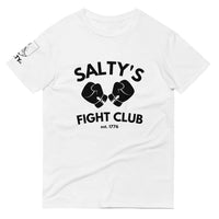 The SALTYMF Fight Club GOAT Warrior Black Logo Tee