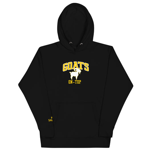 Saltymf Mountaineer GOATs on Top Hoodie