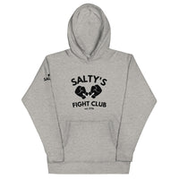 The SALTYMF Fight Club Black Logo Hoodie
