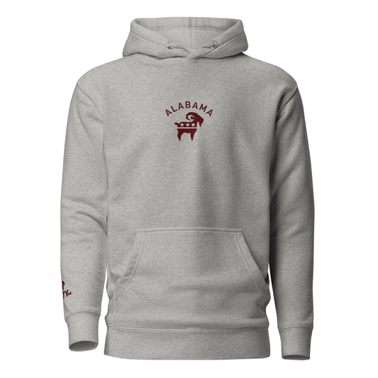 SaltyMF Alabama-Crimson Party Goat Hoodie