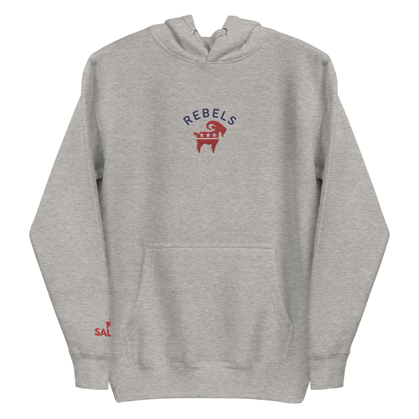 SaltyMF Rebels Party Red GOAT Hoodie