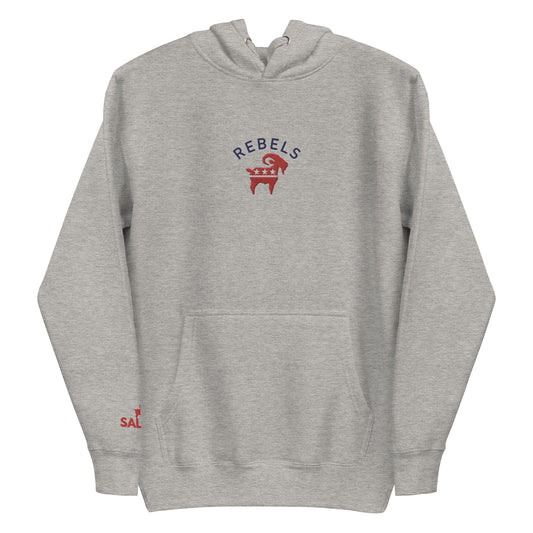 SaltyMF Rebels Party Red GOAT Hoodie