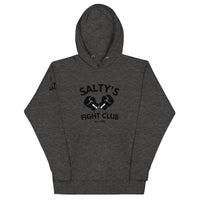The SALTYMF Fight Club Black Logo Hoodie