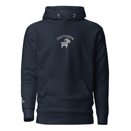 Southern Party Goat Hoodie (White)