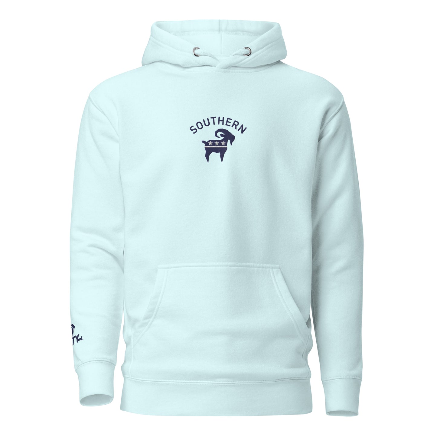 SaltyMF Southern-Blue Party Goat Hoodie