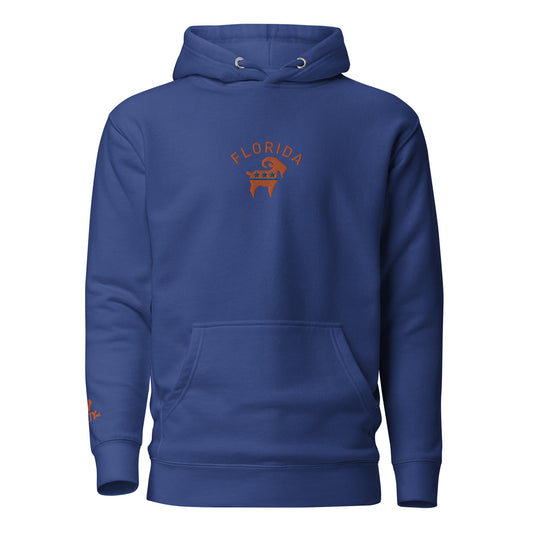 SaltyMF Florida- Orange Party Goat Hoodie