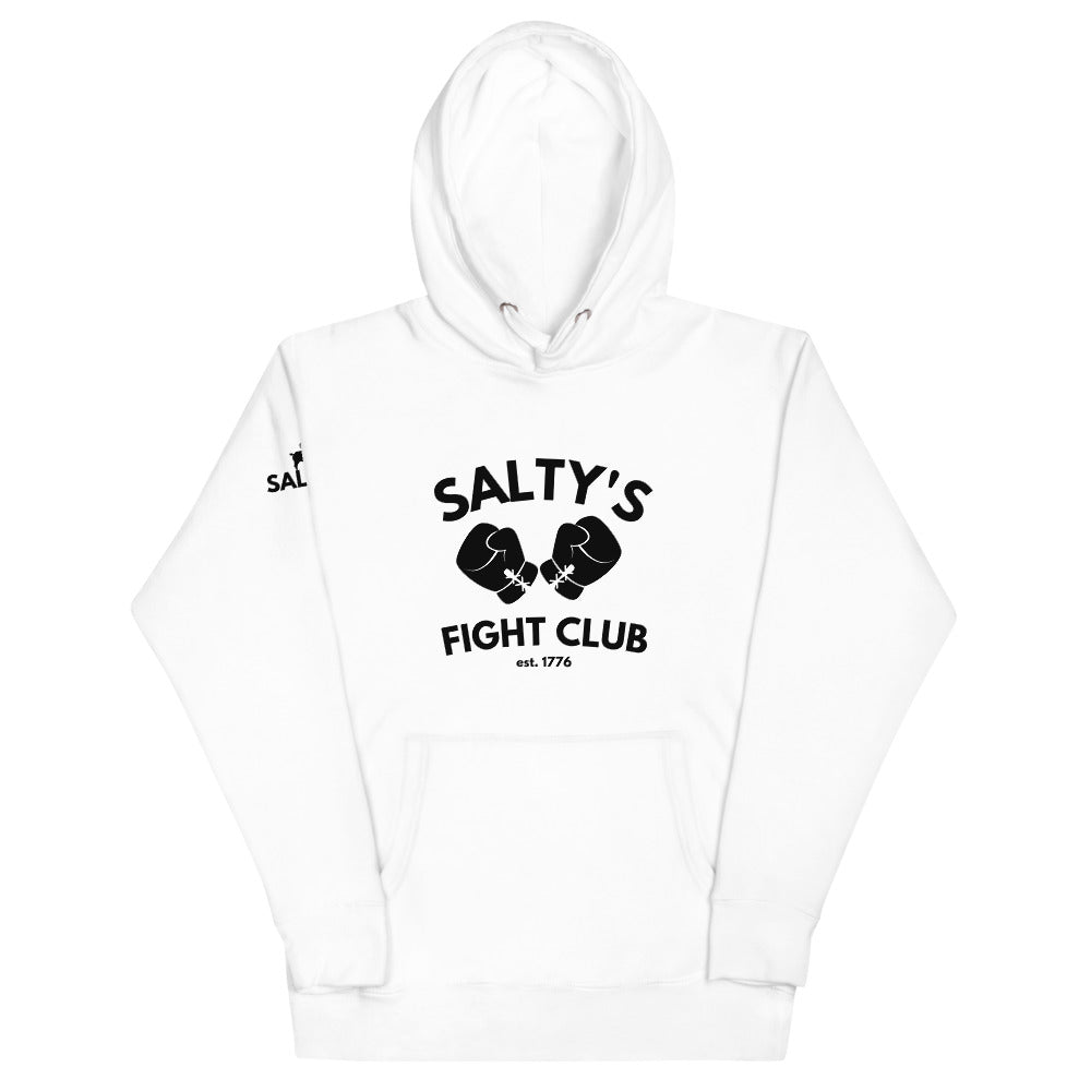 The SALTYMF Fight Club Black Logo Hoodie