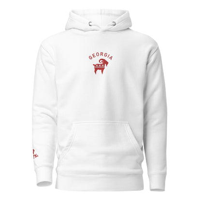 Georgia Party Goat Hoodie (Red)