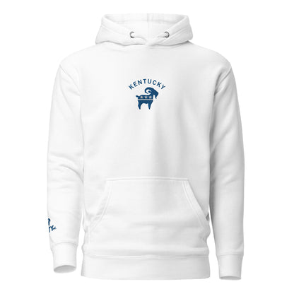 Kentucky Party Goat Hoodie (Blue)