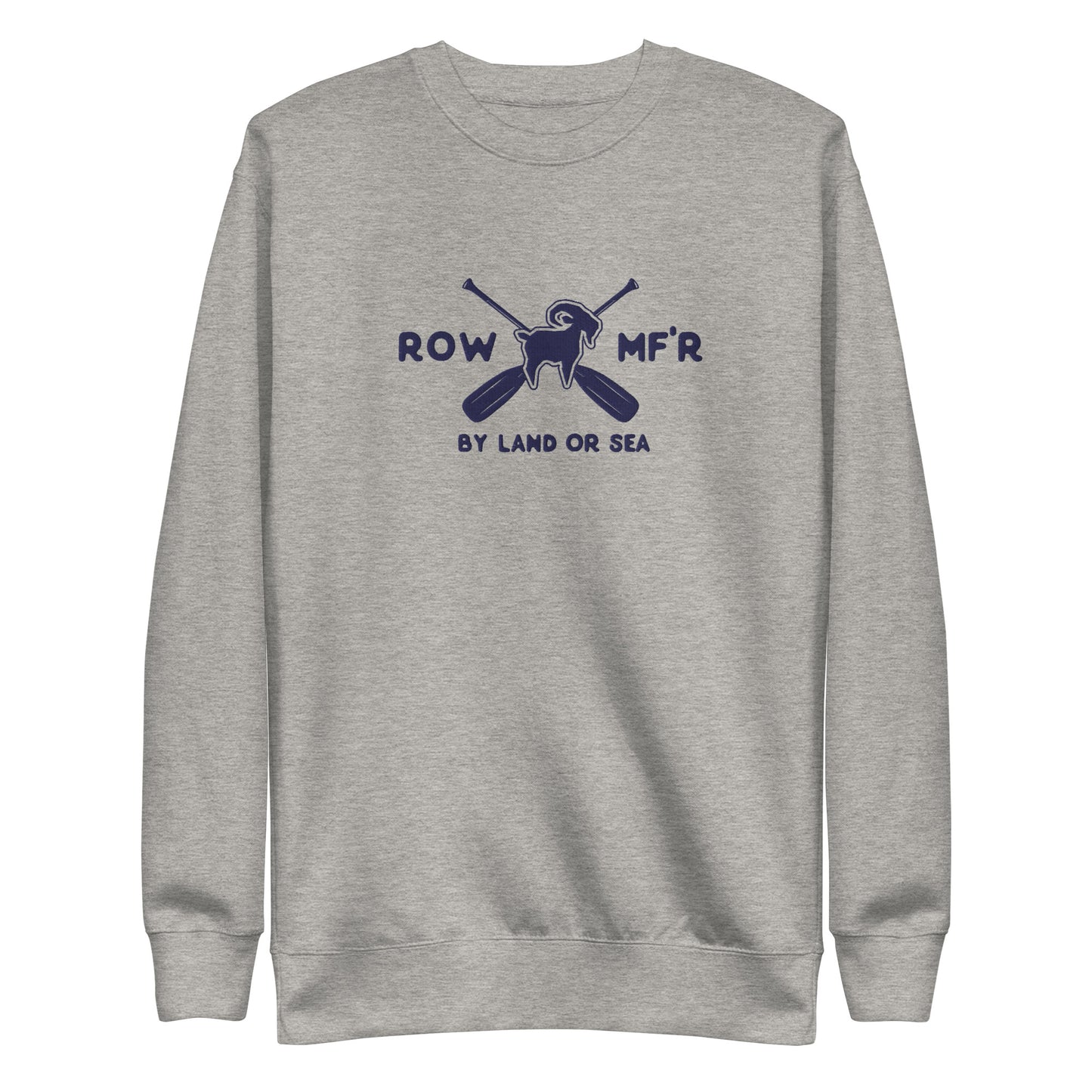 Saltymf Row By Land or Sea Sweatshirt