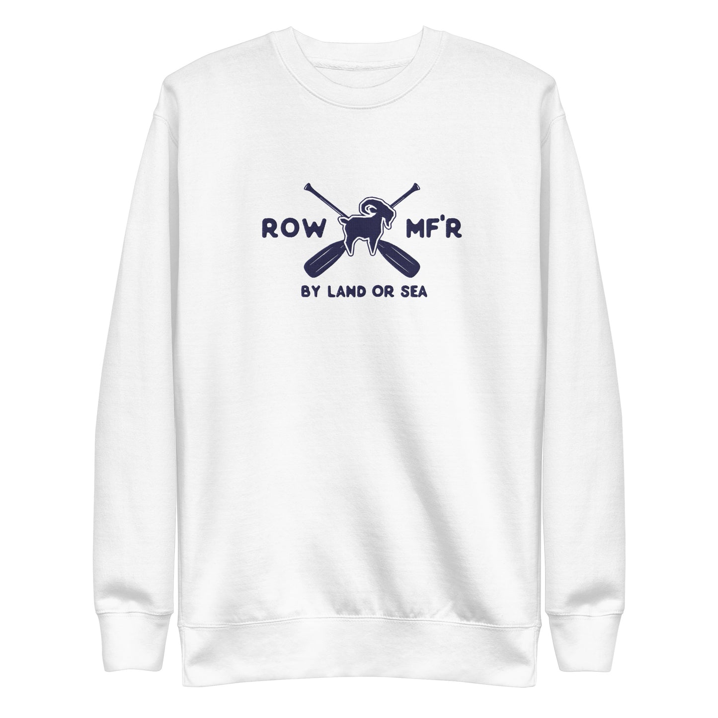 Saltymf Row By Land or Sea Sweatshirt