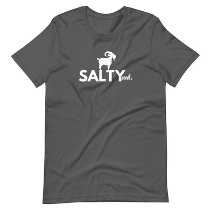 SALTYmf White GOAT T-Shirt