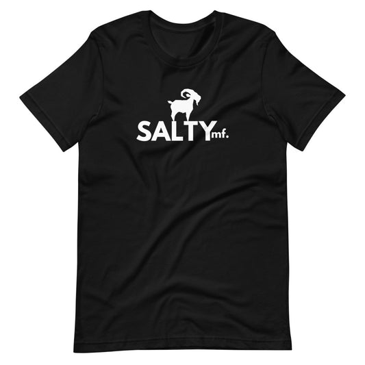 SaltyMF White GOAT T-Shirt