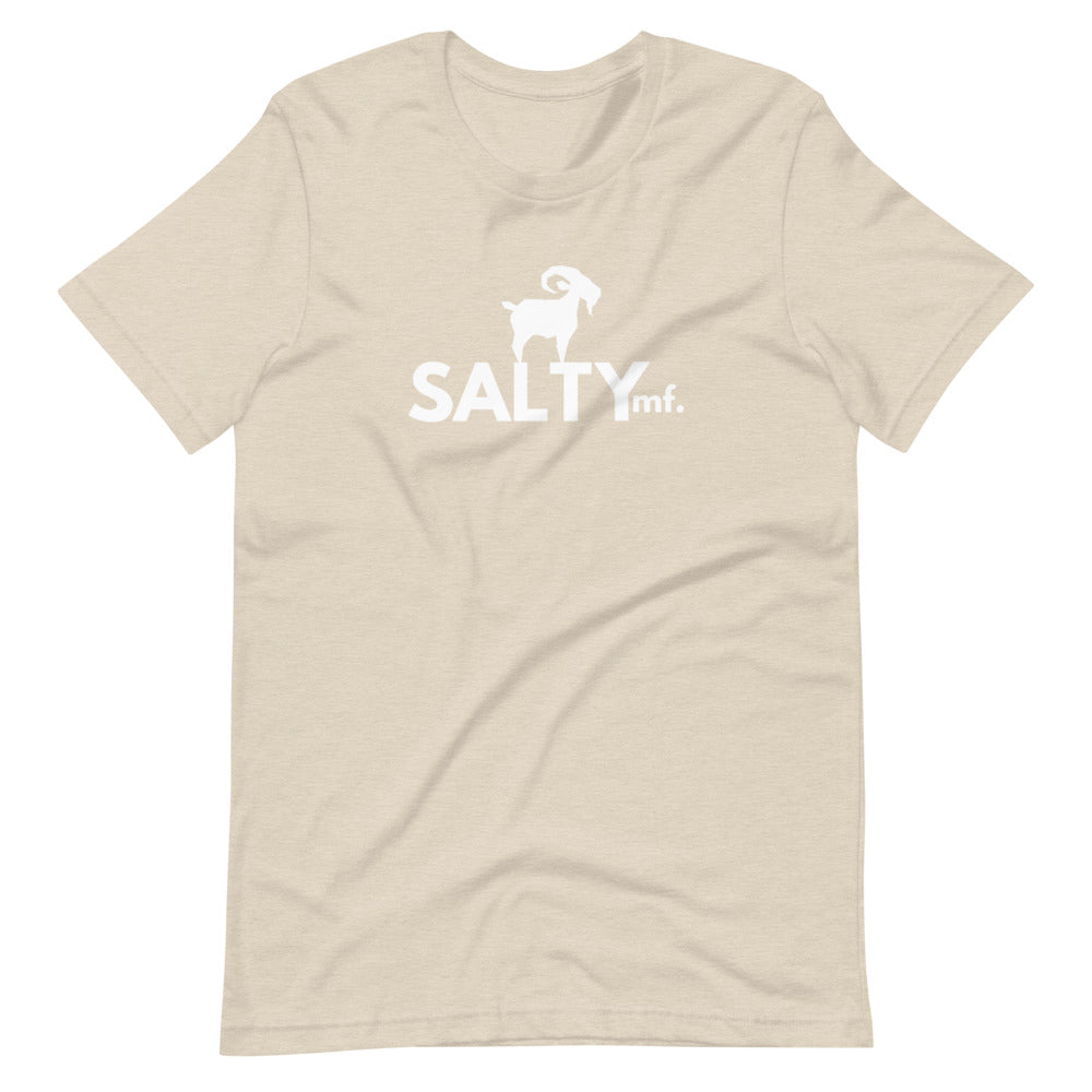 SaltyMF White GOAT T-Shirt