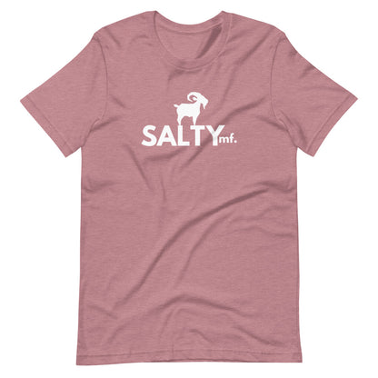 SALTYmf White GOAT T-Shirt