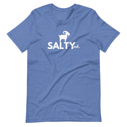 SALTYmf White GOAT T-Shirt
