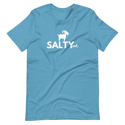 SALTYmf White GOAT T-Shirt