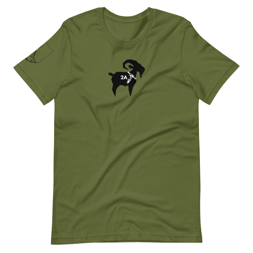 SaltyMF 2nd Amendment GOAT Warrior T-Shirt