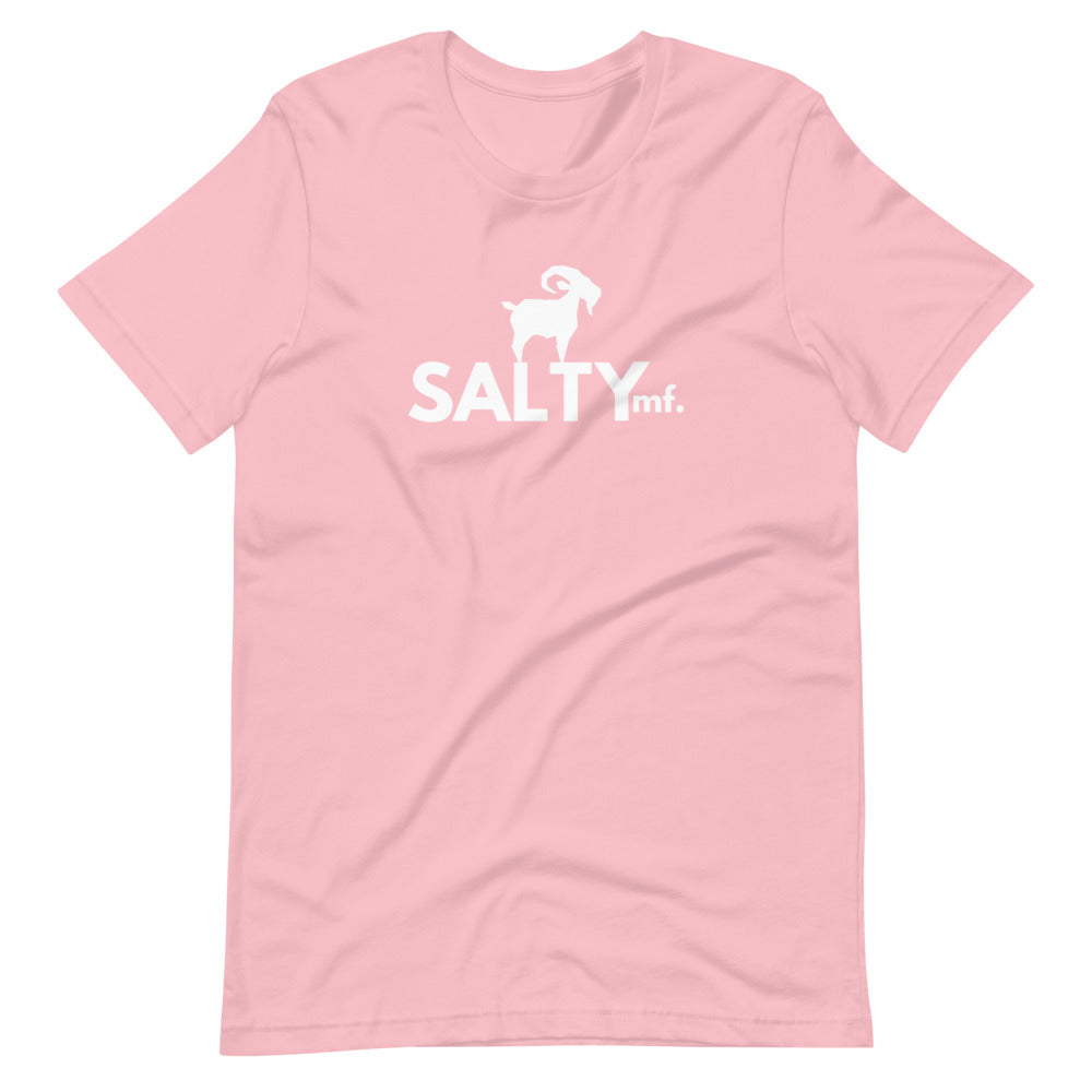 SaltyMF White GOAT T-Shirt