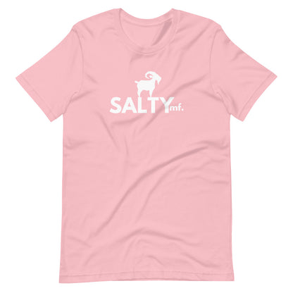SALTYmf White GOAT T-Shirt