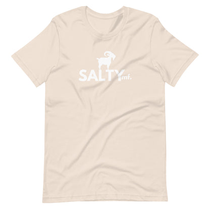 SALTYmf White GOAT T-Shirt
