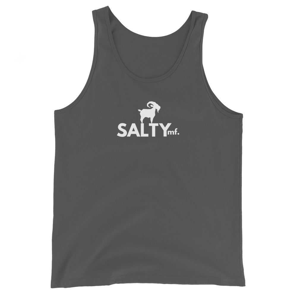 The SaltyMF White GOAT Beater Tank