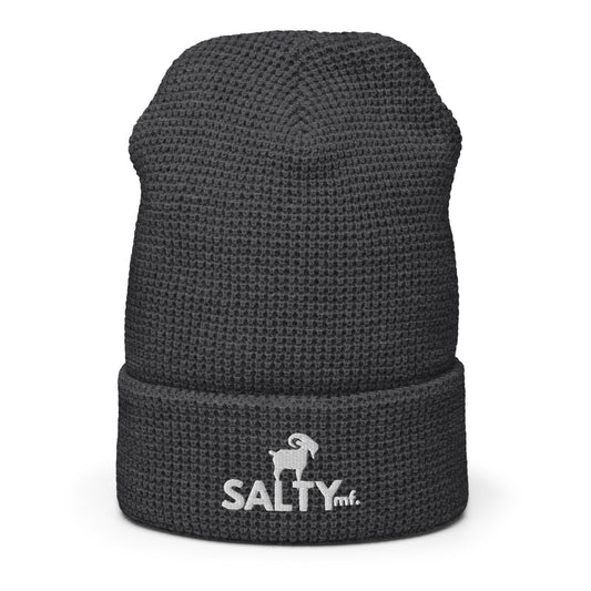 SaltyMF Waffle White GOAT Beanie