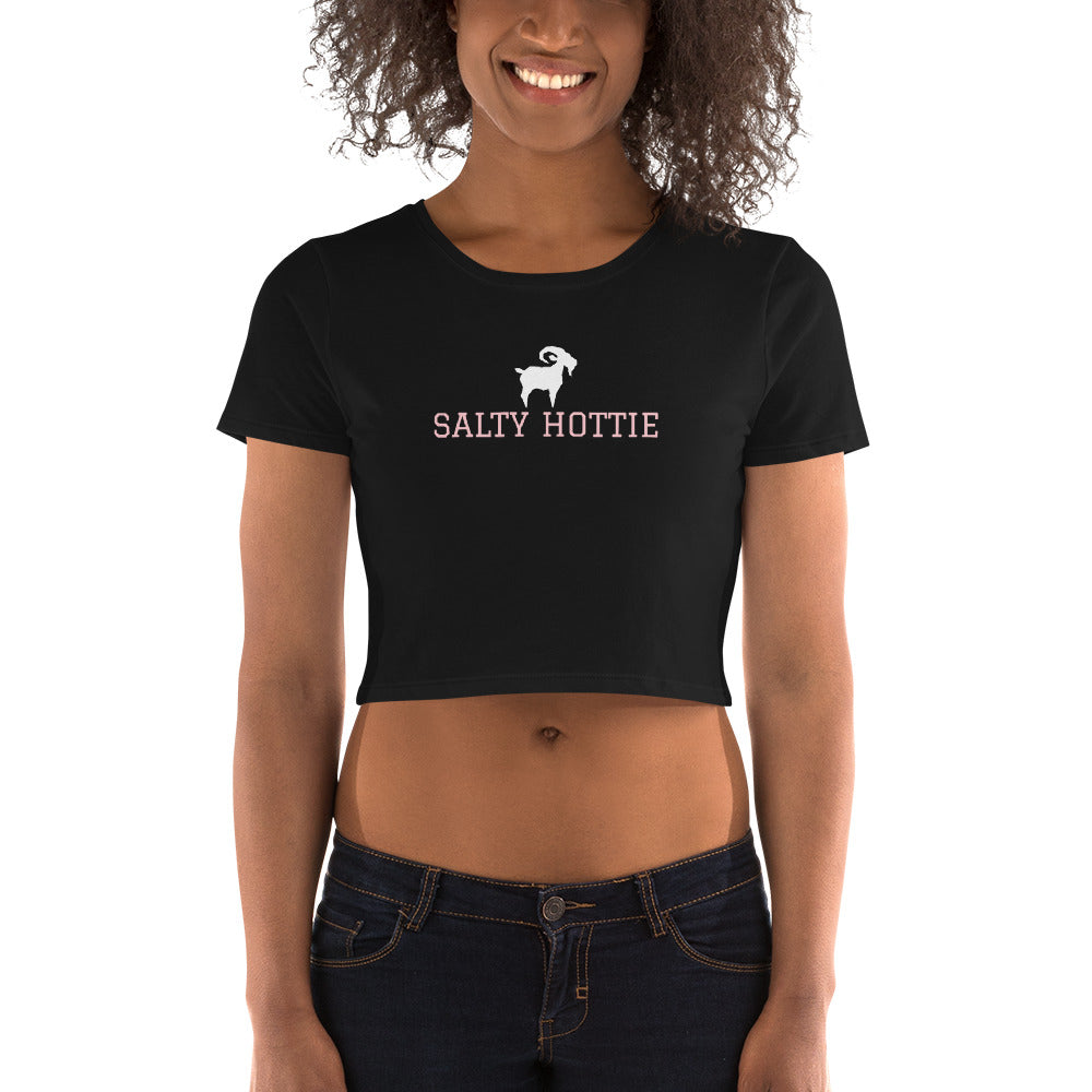 The SaltyMF Hottie Women’s Crop Tee