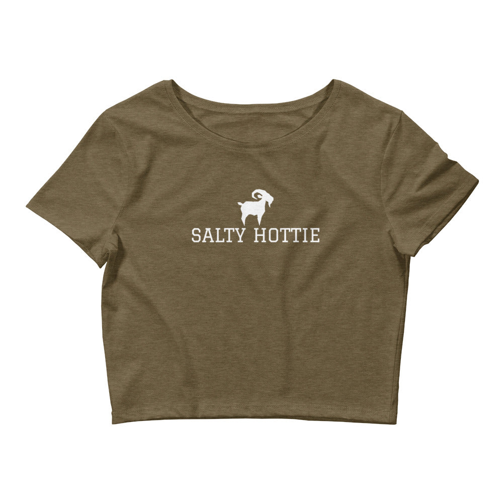 The SaltyMF Hottie Women’s Crop Tee