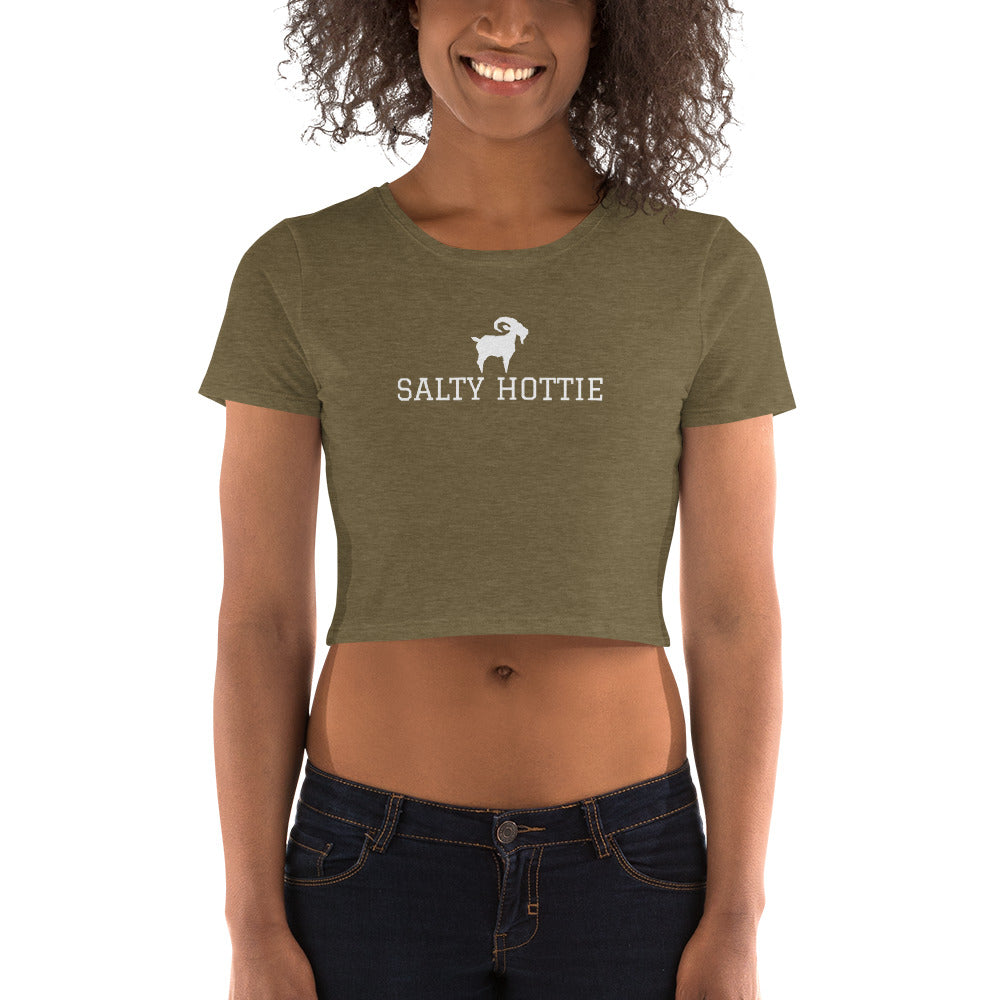 The SaltyMF Hottie Women’s Crop Tee