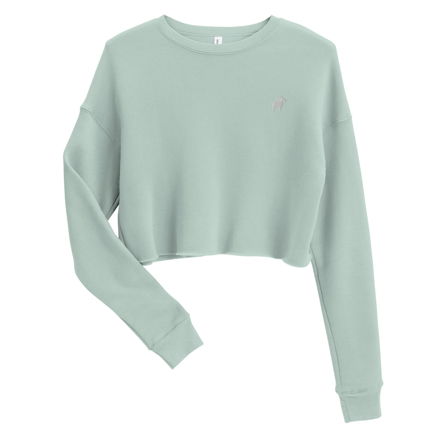 SaltyMF Women's Solo Goat Cropped Sweatshirt