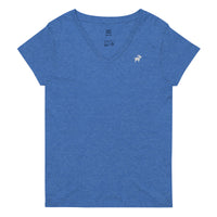 The SaltyMF Women’s White GOAT V-neck Tee